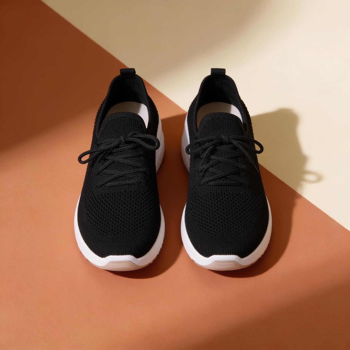 NuraWear Knit Sock Sneakers - Black